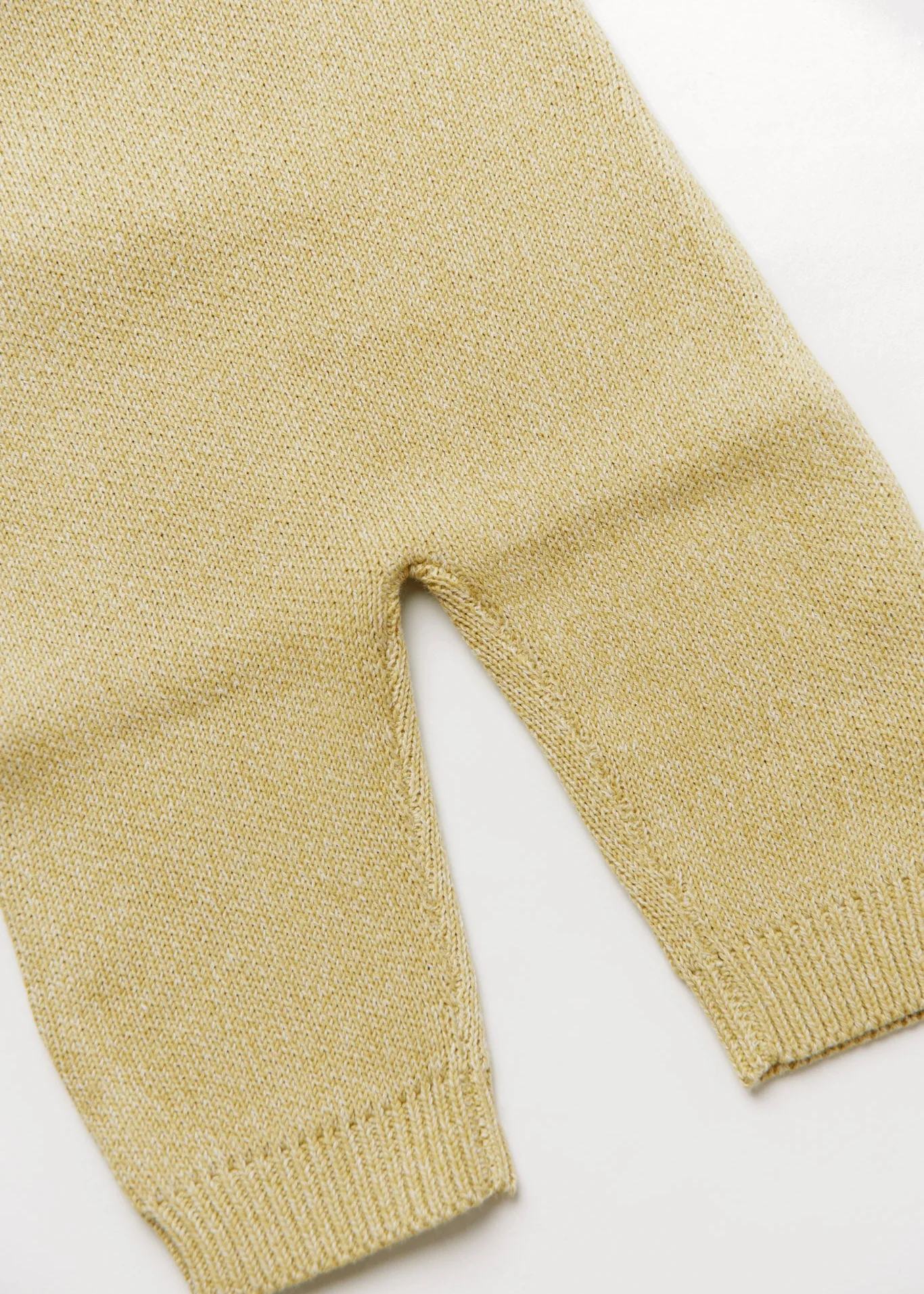 Bay Mustard Knitted Romper - Image 4