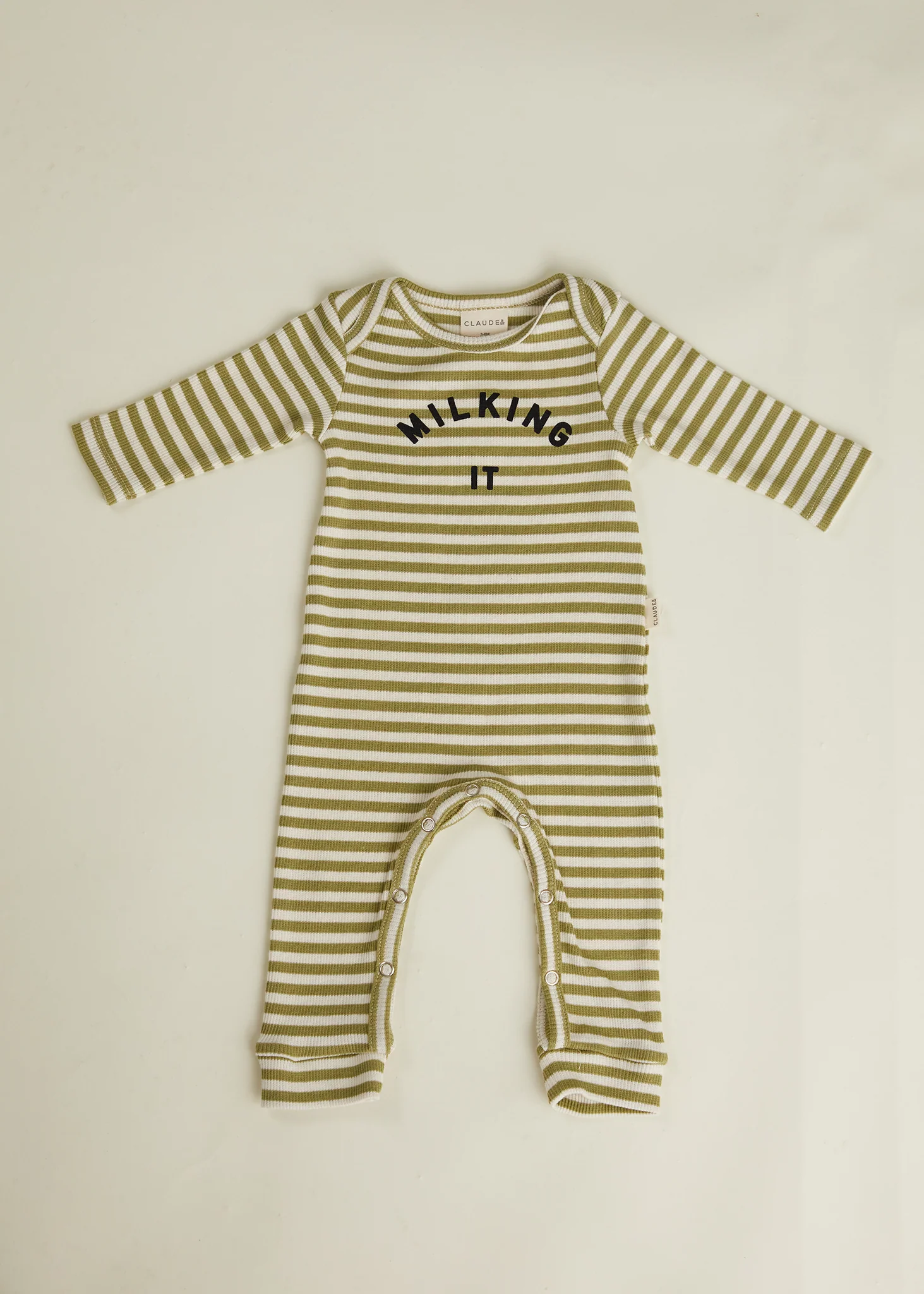 Milking It Stripe Onesie - Image 4