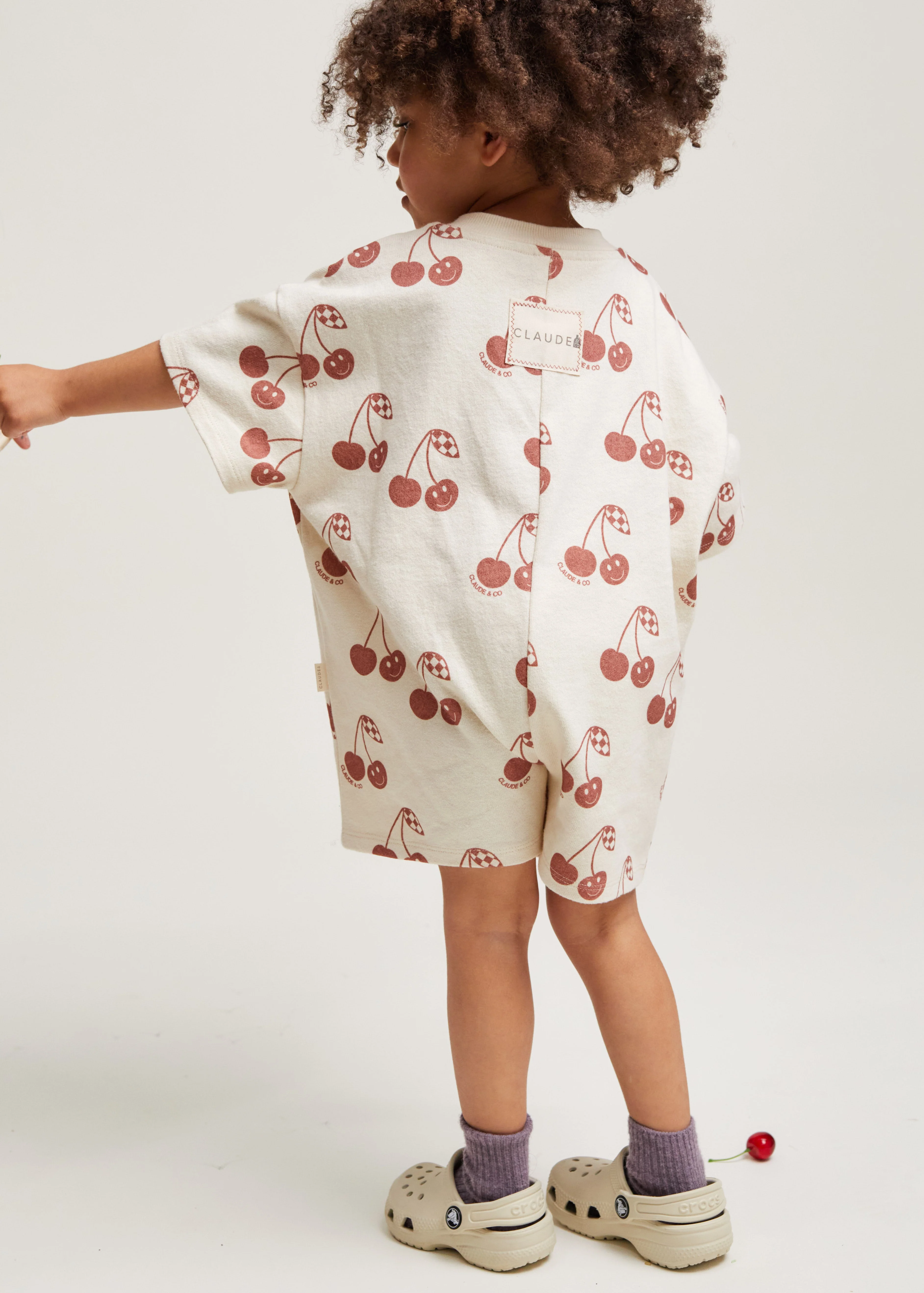 Opal Cherry Romper Tee - Image 2